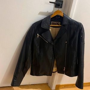 S Marc Andrew Leather Jacket
